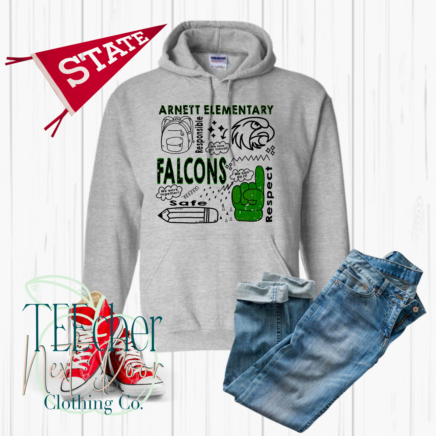 Arnett Mascot Collage