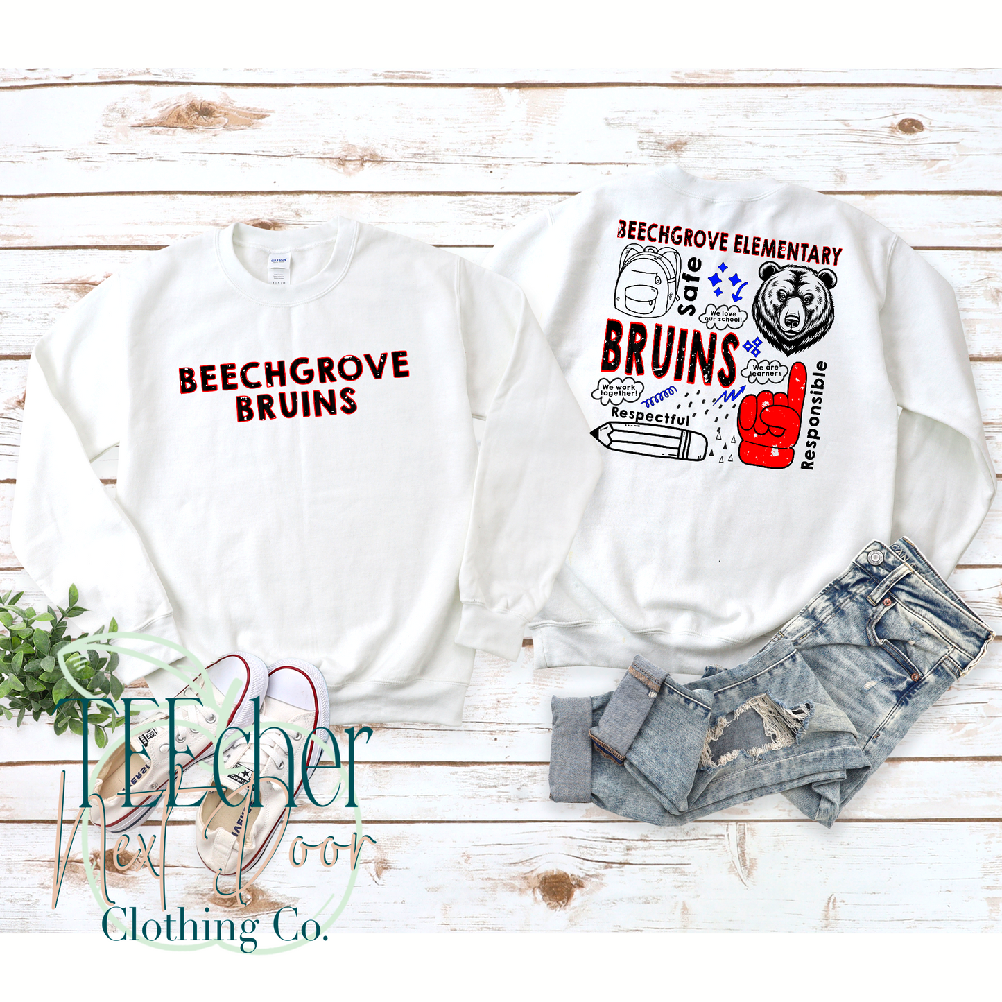 Beechgrove Mascot Collage