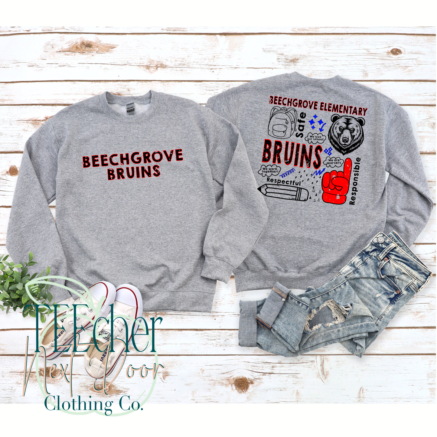 Beechgrove Mascot Collage