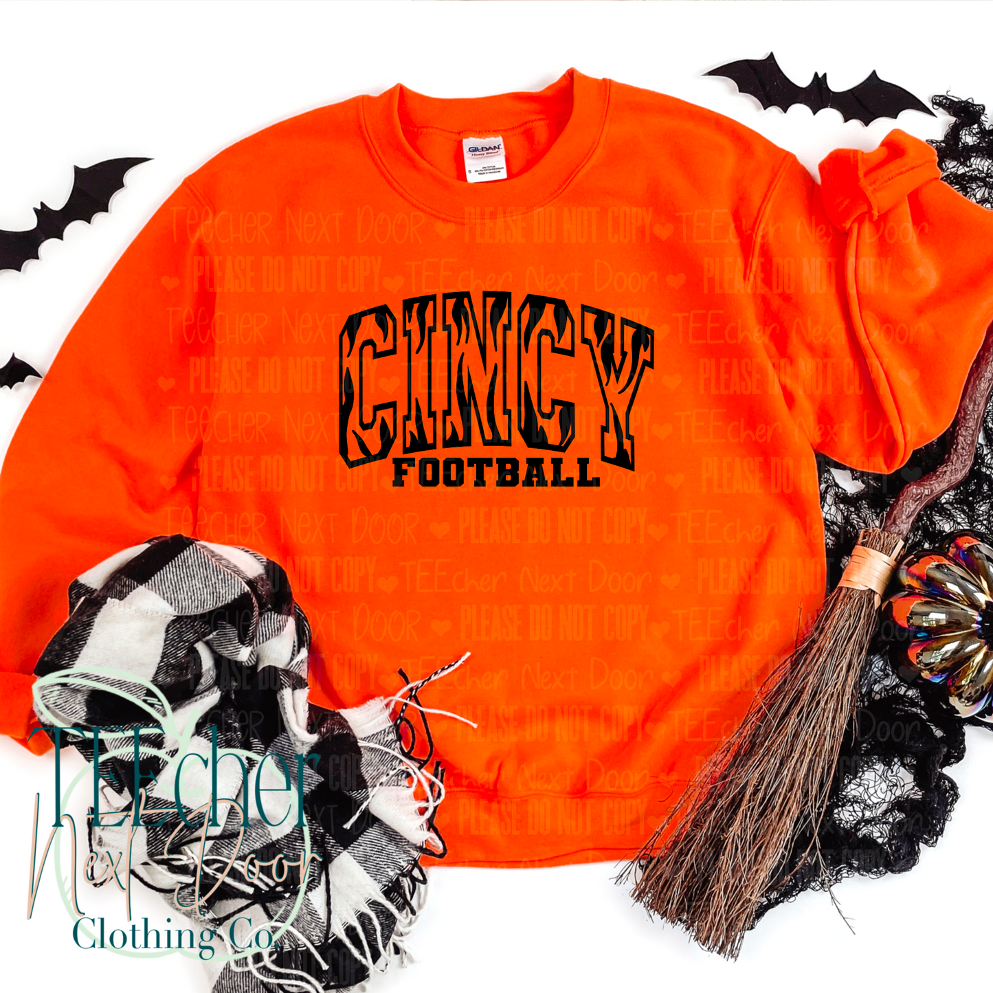 EXCLUSIVE- Cincy Tiger Stripe Football