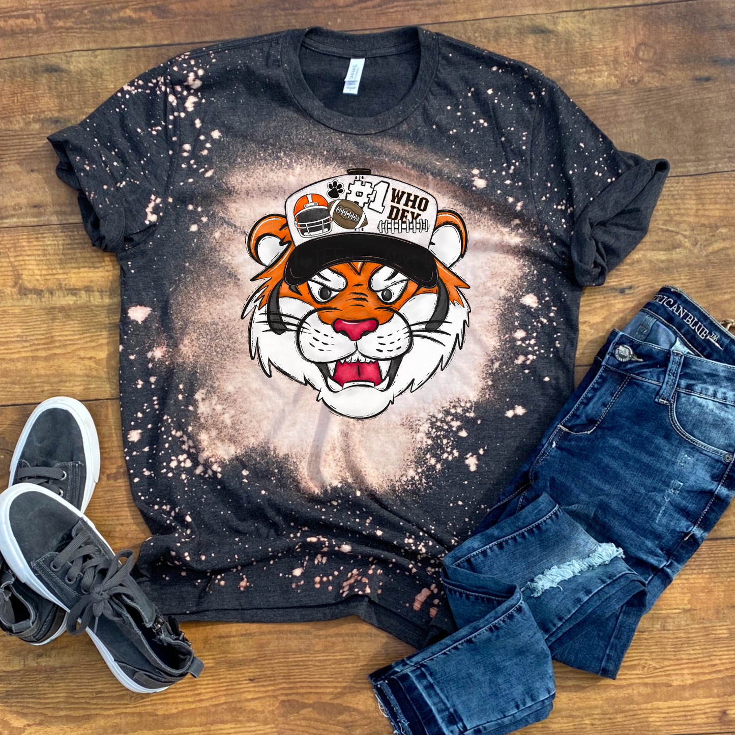 Football Tiger Trucker Hat-- Neutral