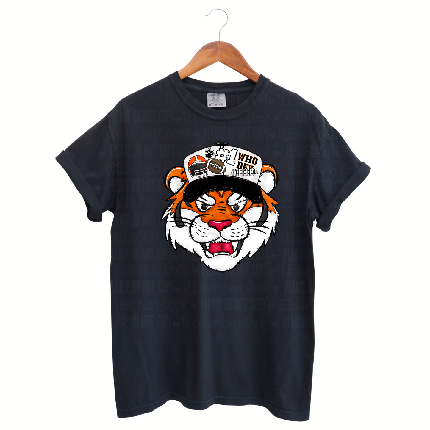 Football Tiger Trucker Hat-- Neutral