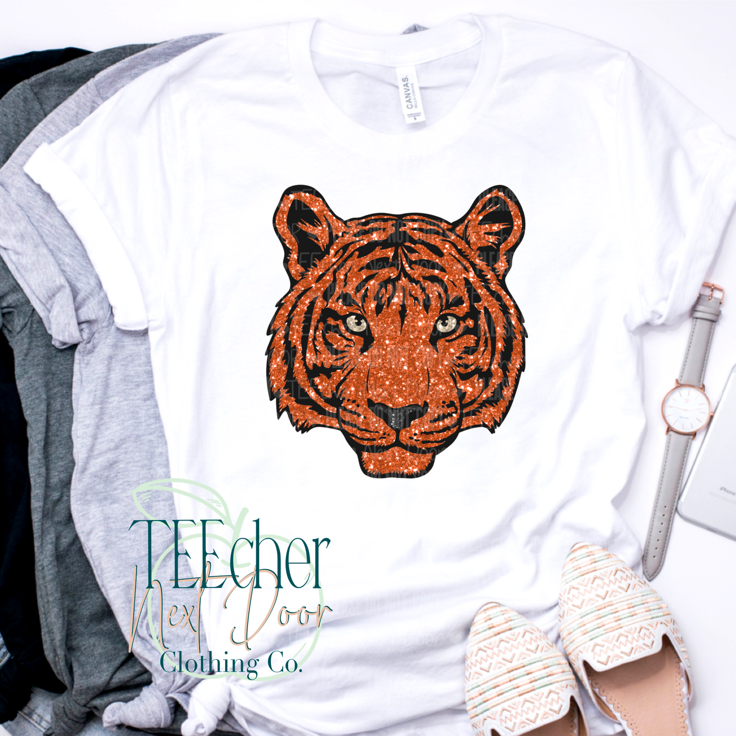 EXCLUSIVE- Faux Glitter Tiger