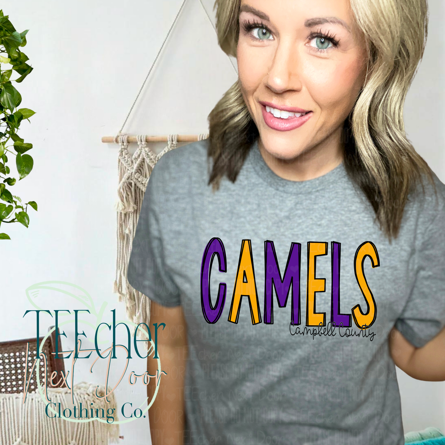 Campbell County Camels Hand Drawn