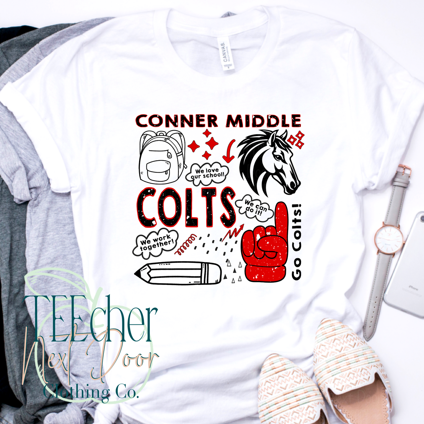 Conner Middle Mascot Collage
