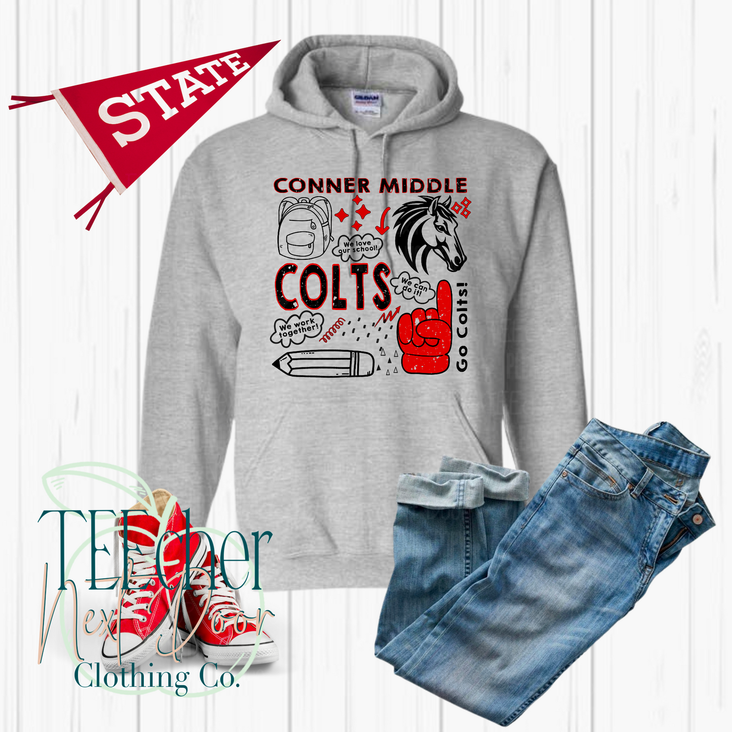 Conner Middle Mascot Collage