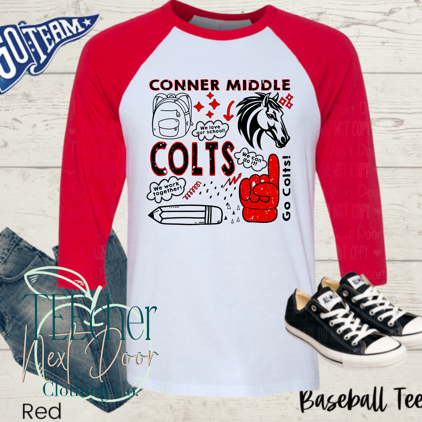 Conner Middle Mascot Collage