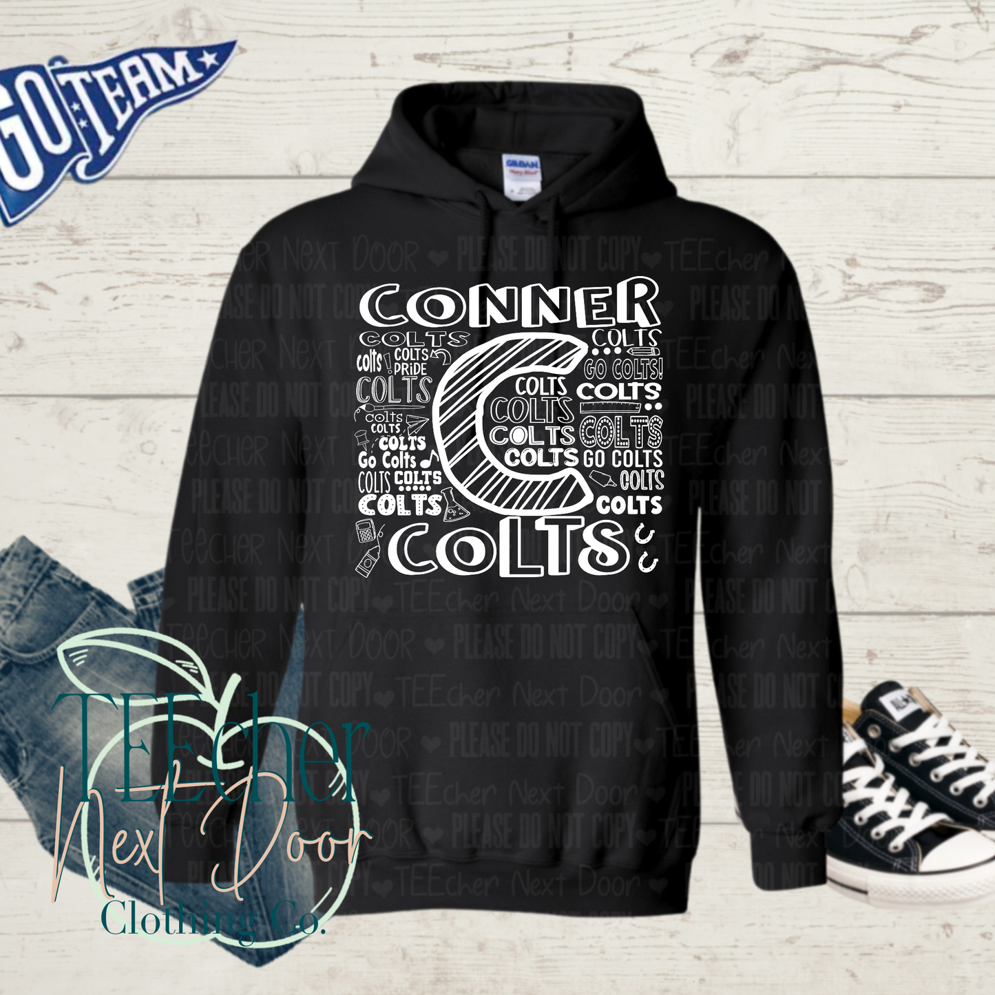 Conner Colts Typography