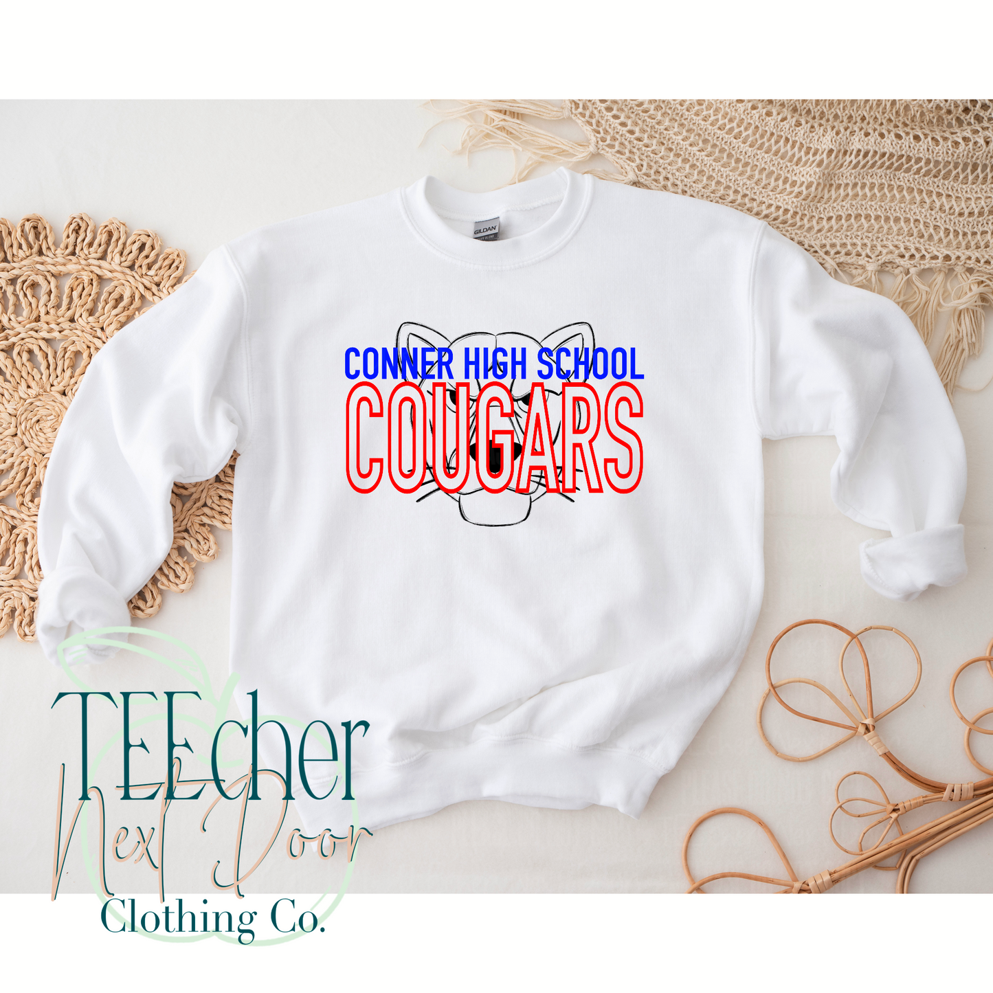 Conner High Bold Mascot Overlay