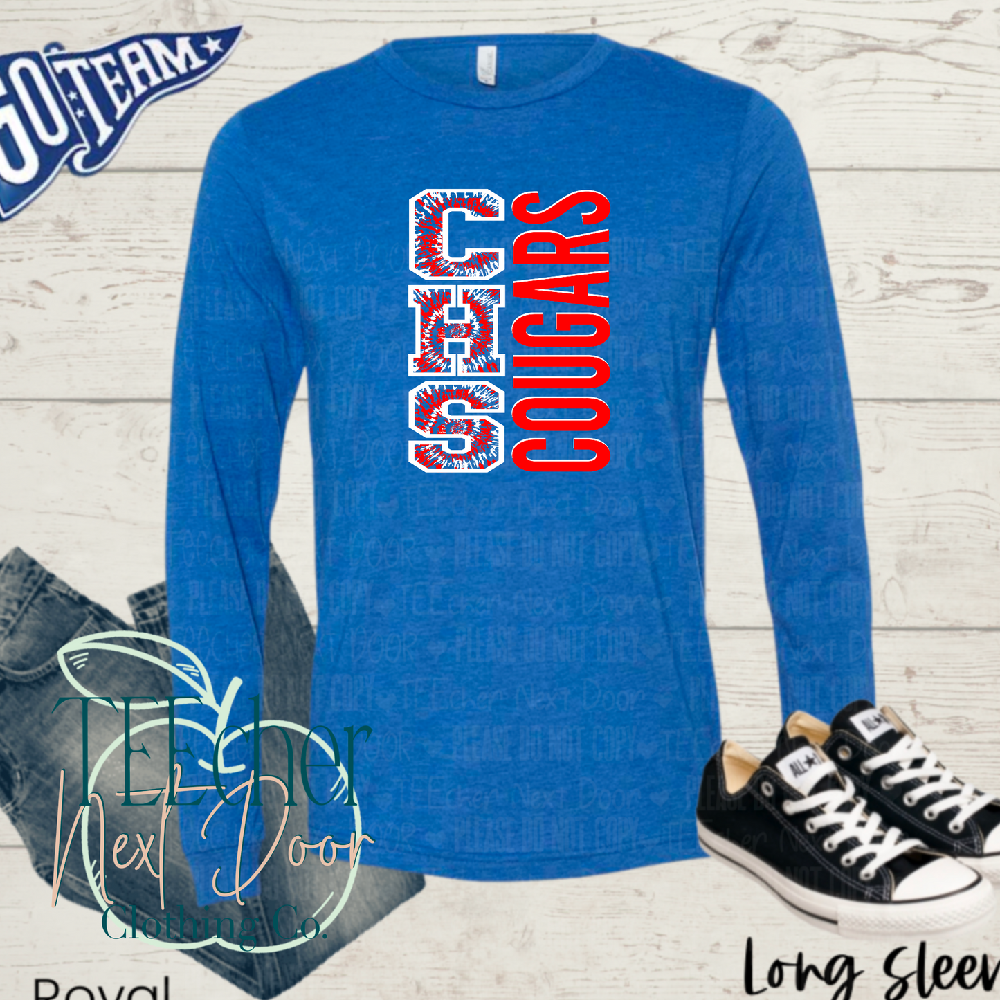 Conner Cougars Bold Tie Dye