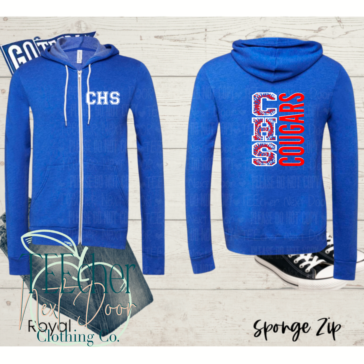 Conner Cougars Bold Tie Dye