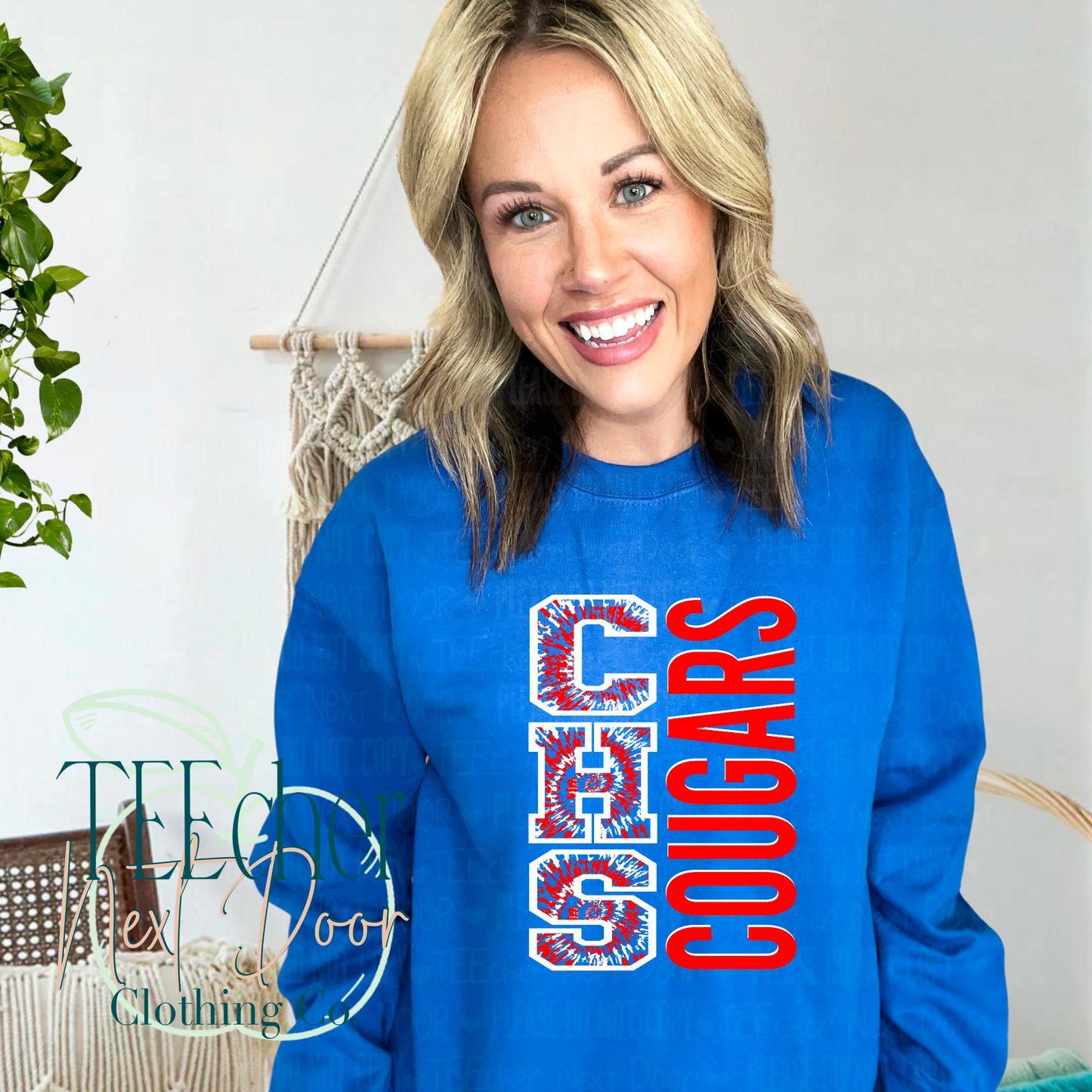 Conner Cougars Bold Tie Dye