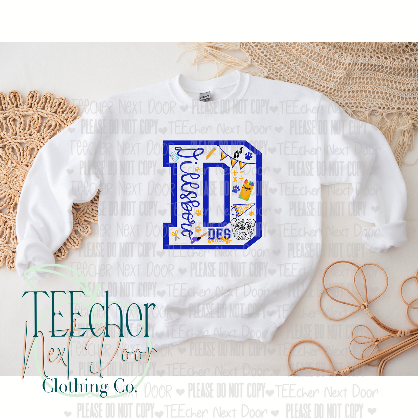 Dillsboro Hand Drawn Varsity