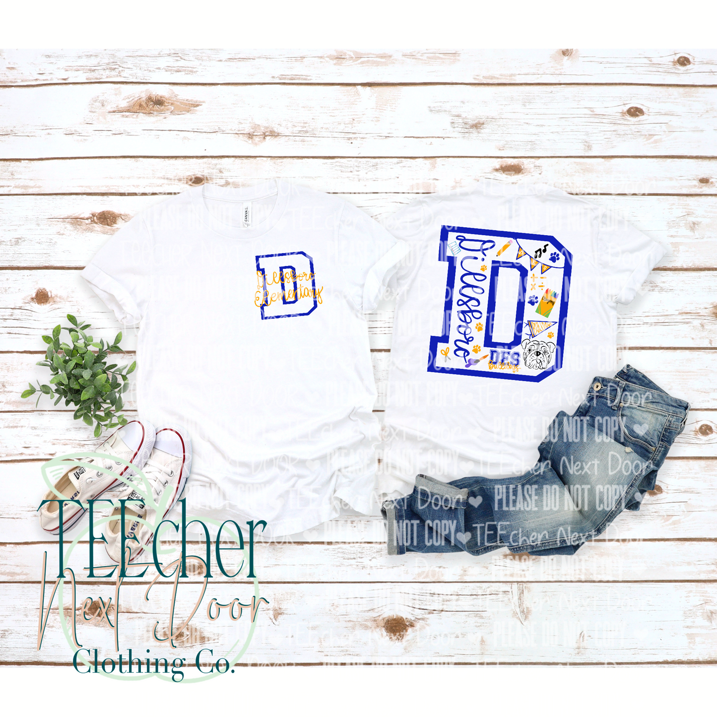Dillsboro Hand Drawn Varsity