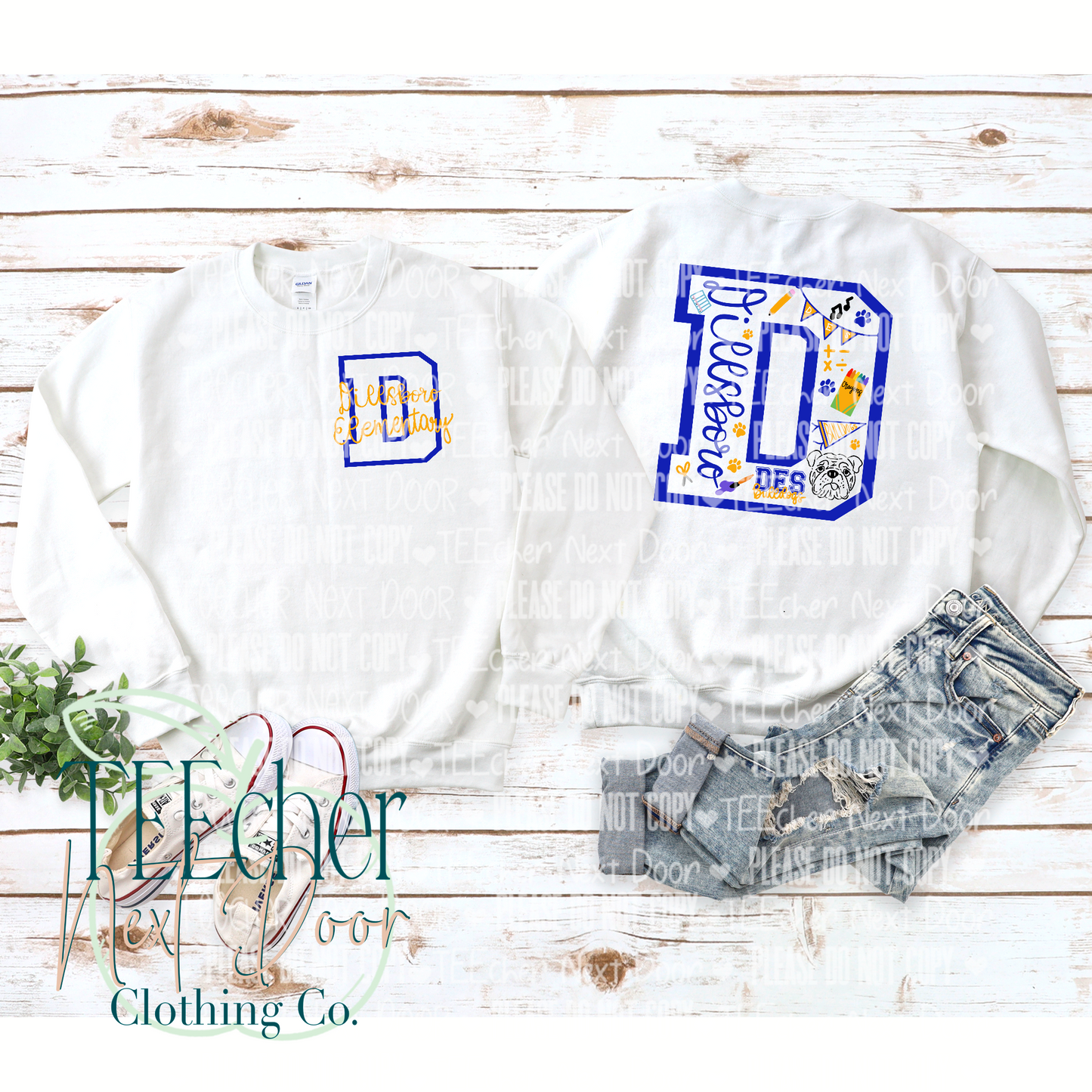 Dillsboro Hand Drawn Varsity