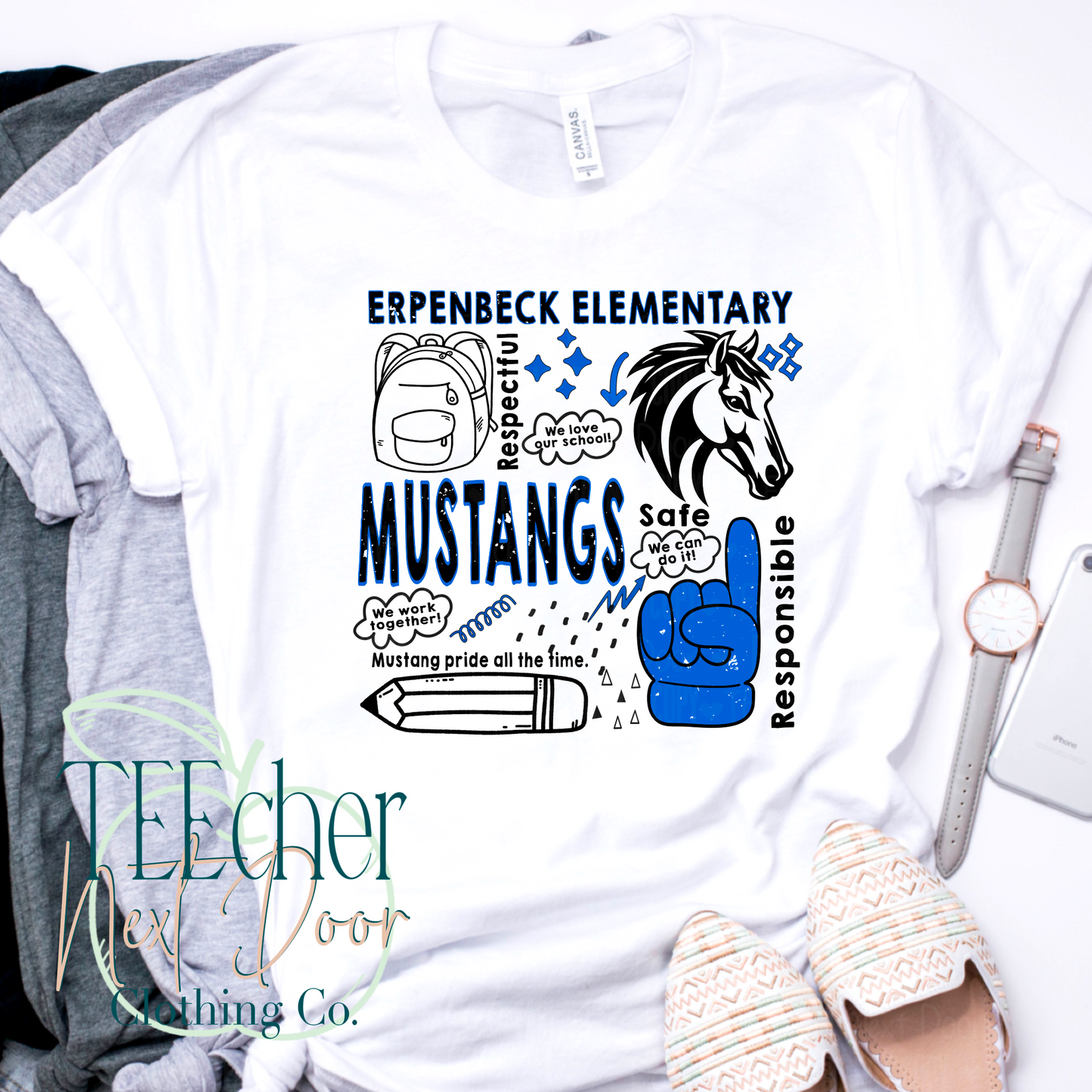 Erpenbeck Mascot Collage