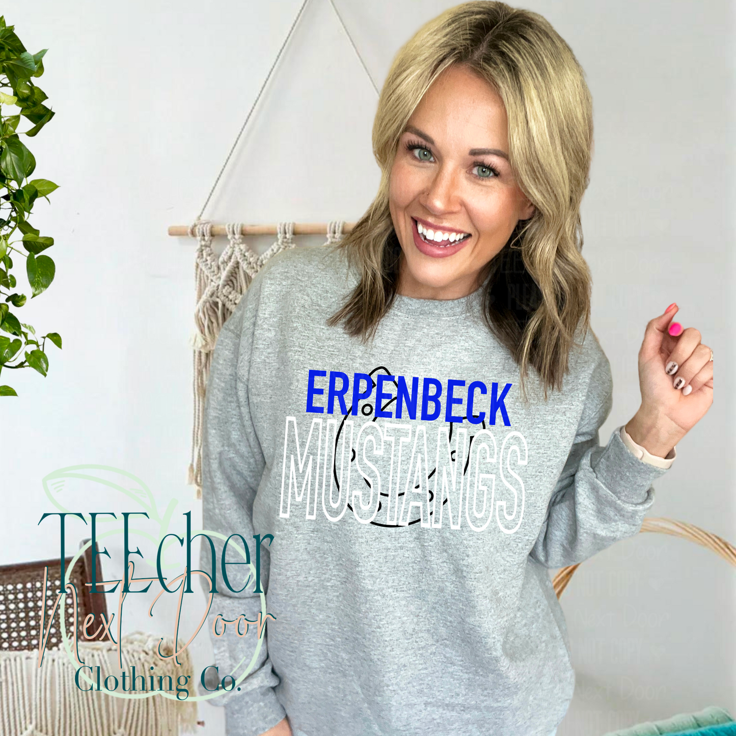 Erpenbeck Bold Mascot Overlay