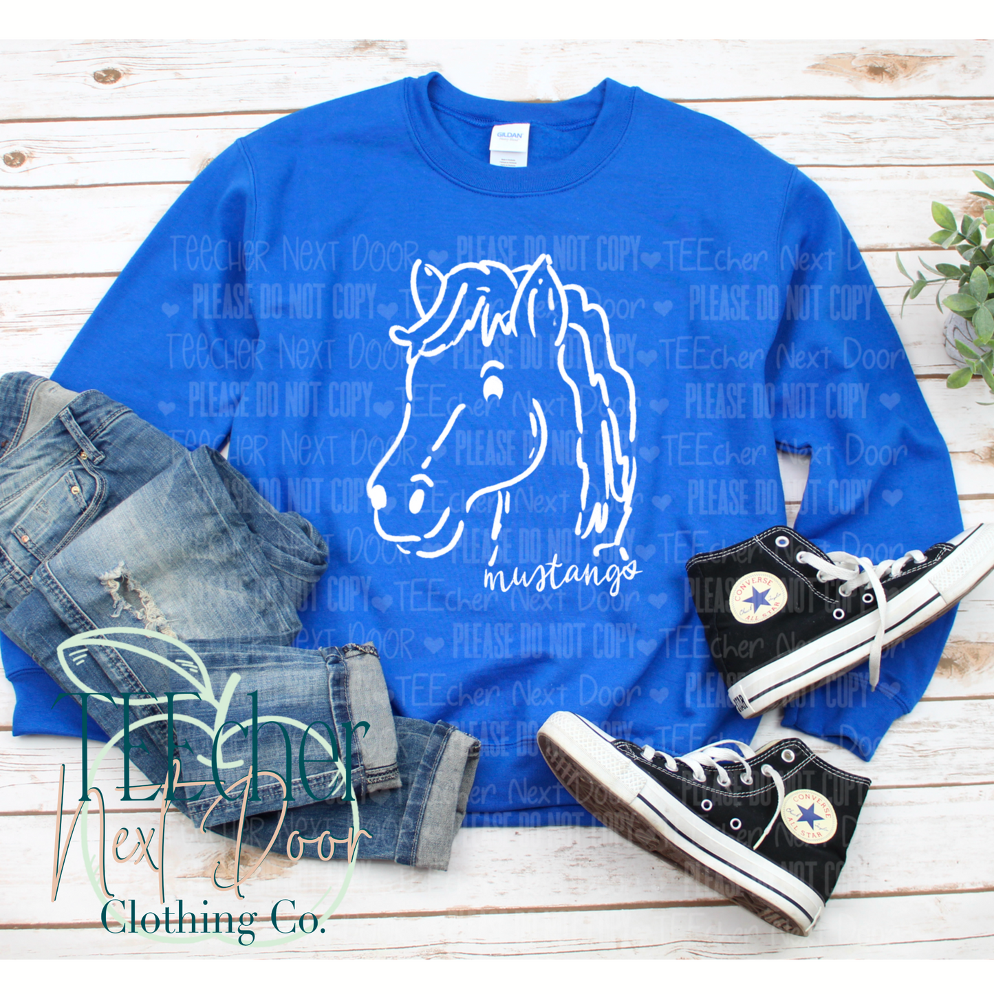 Mustangs Doodle