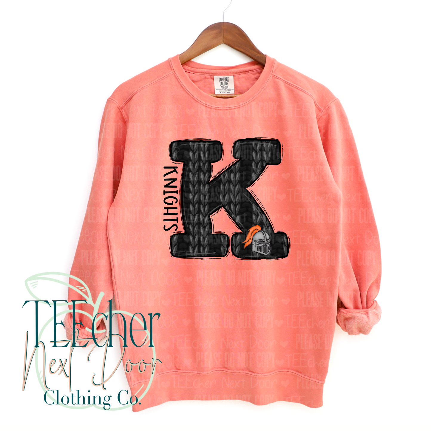 Knights Sweater Letter