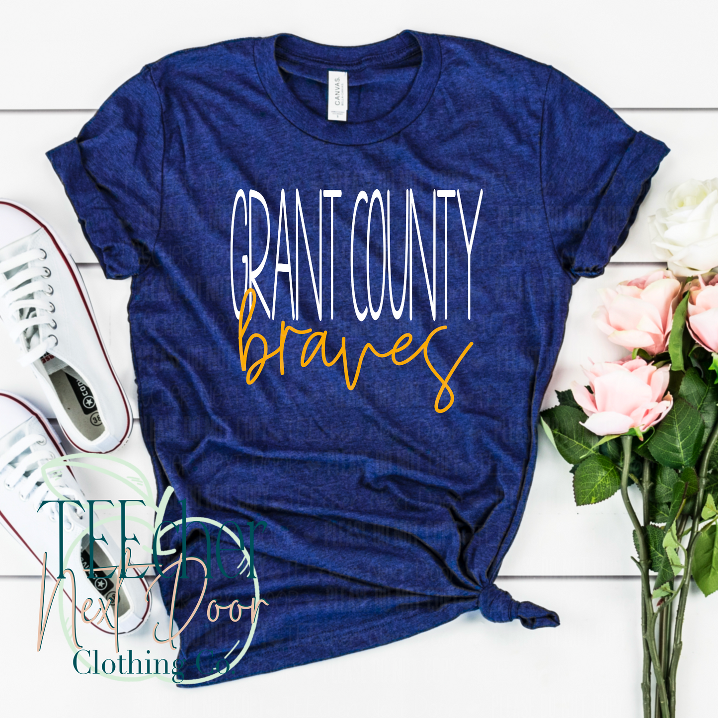 Grant County Braves Classic Script