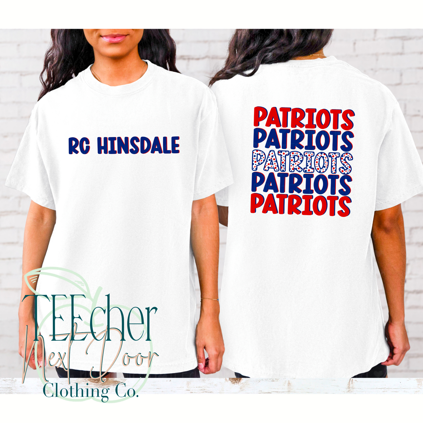 Hinsdale Patriots Spotted Stacked