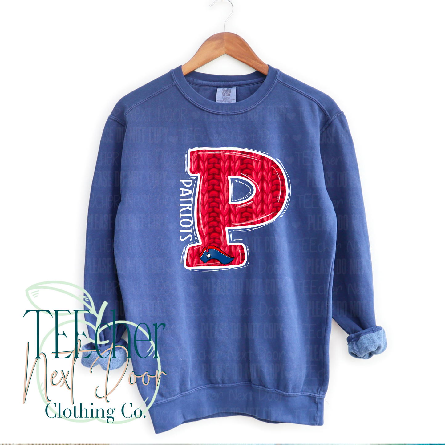 Patriots Sweater Letter