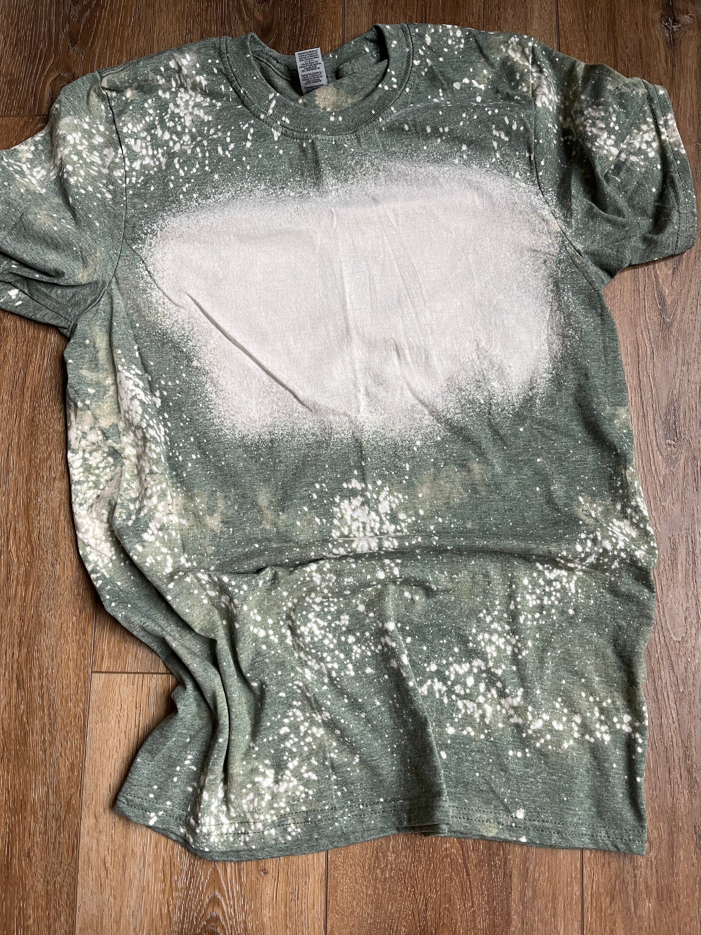 Size MEDIUM Build Your Own Bleached Tee--CHOOSE DESIGN IN GROUP
