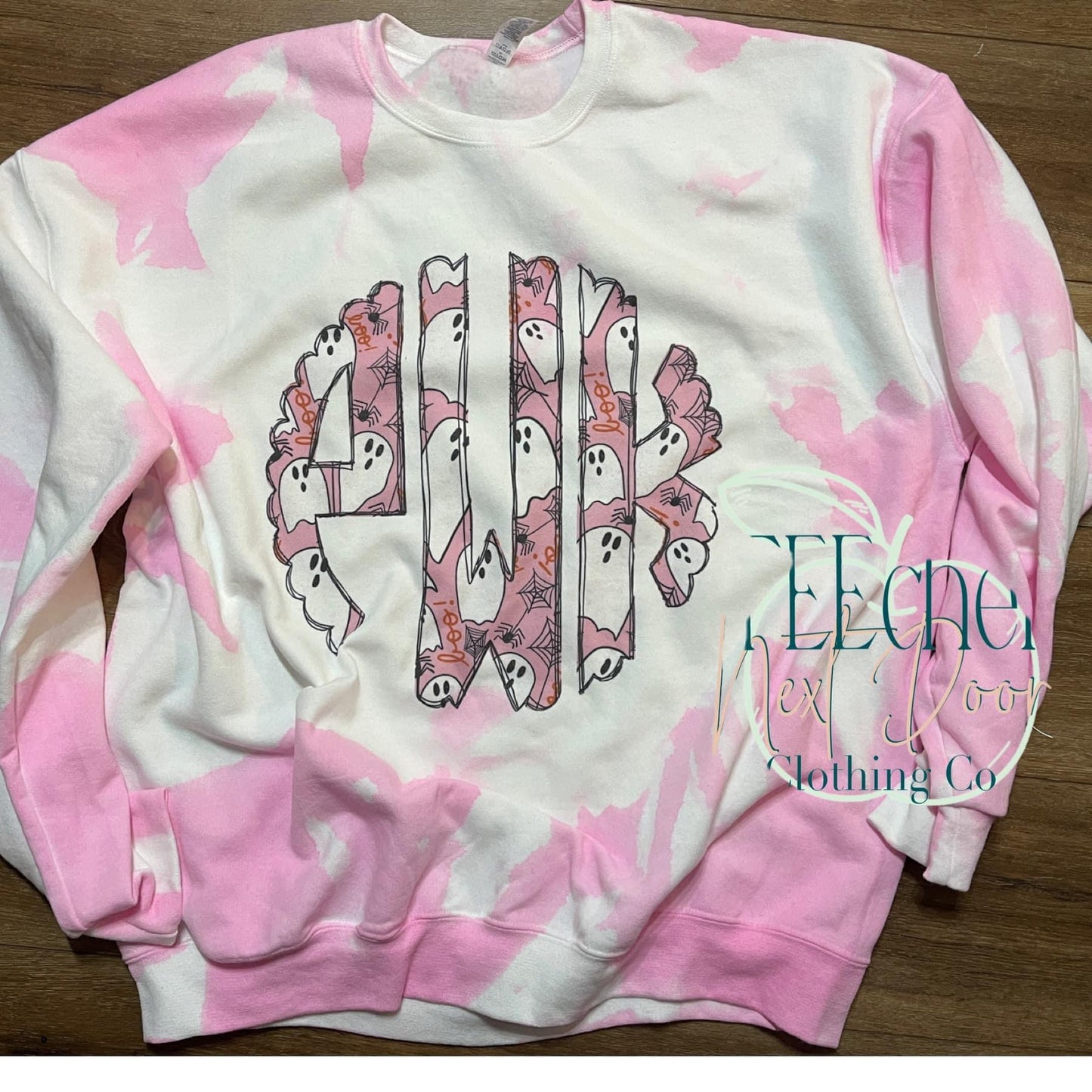 Pink Ghost Monogram
