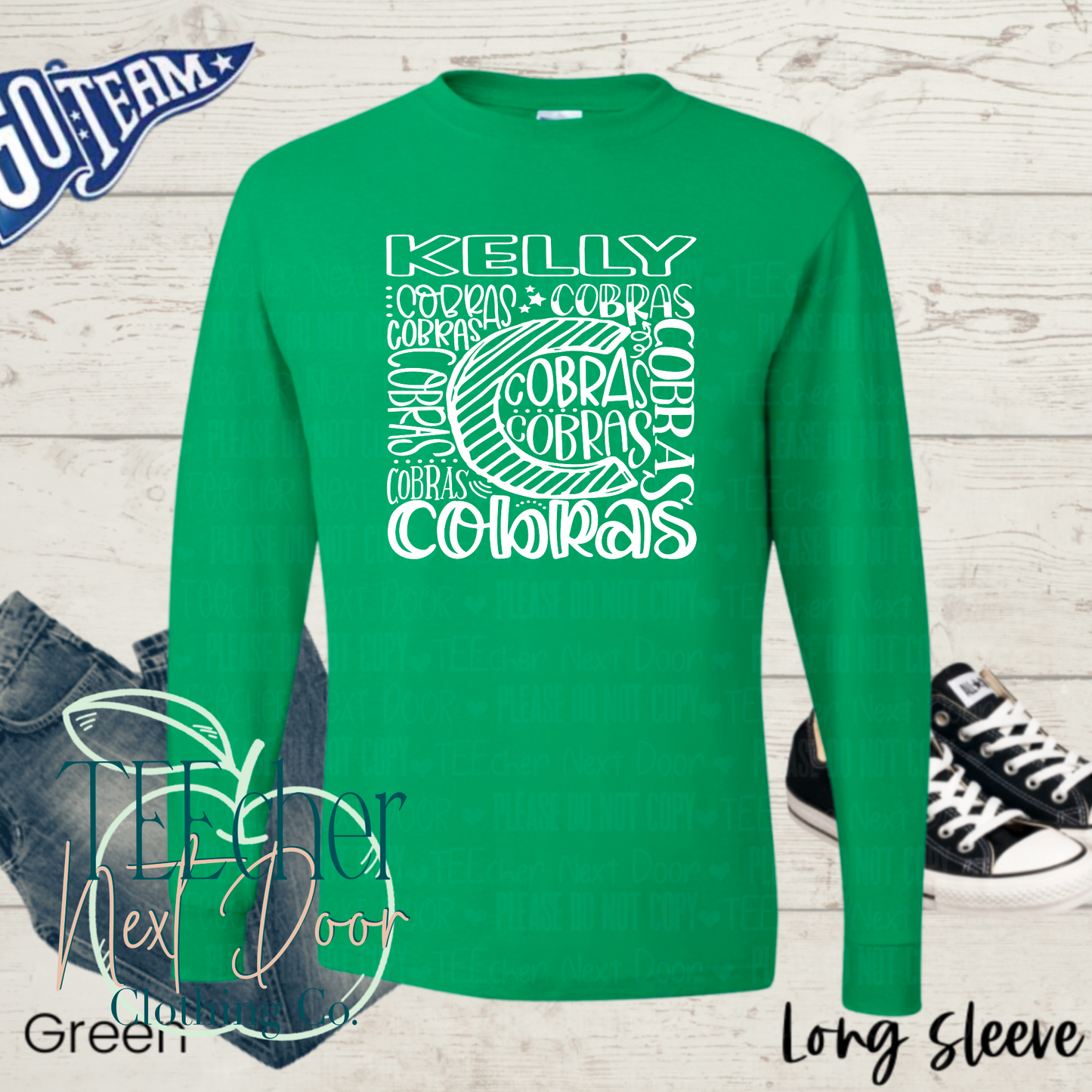 Kelly Cobras Typography