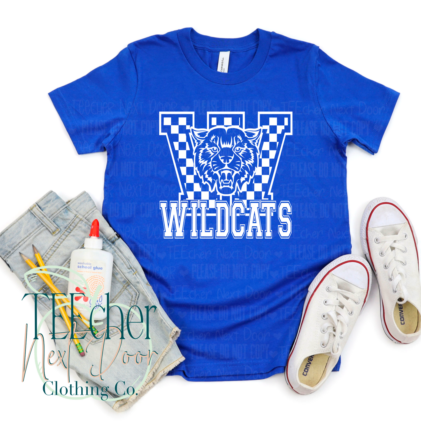 Wildcats Retro Varsity