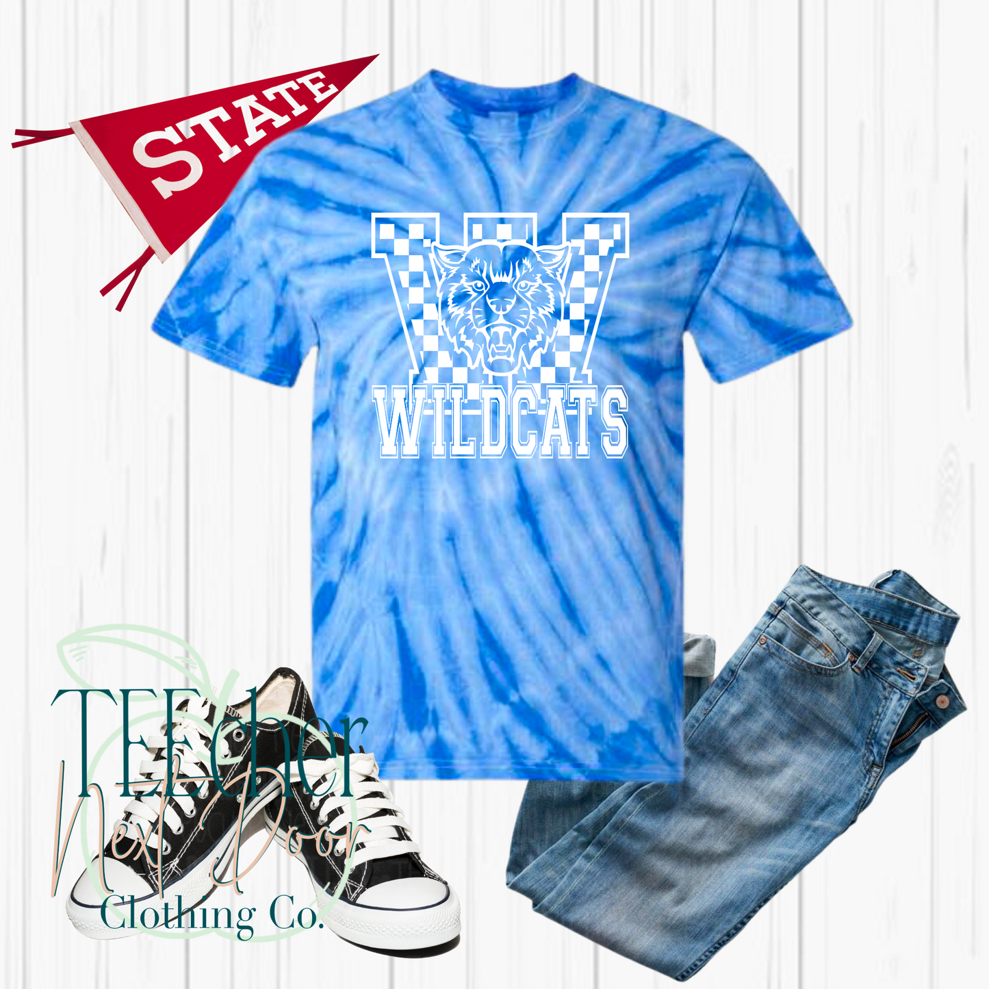 Wildcats Retro Varsity