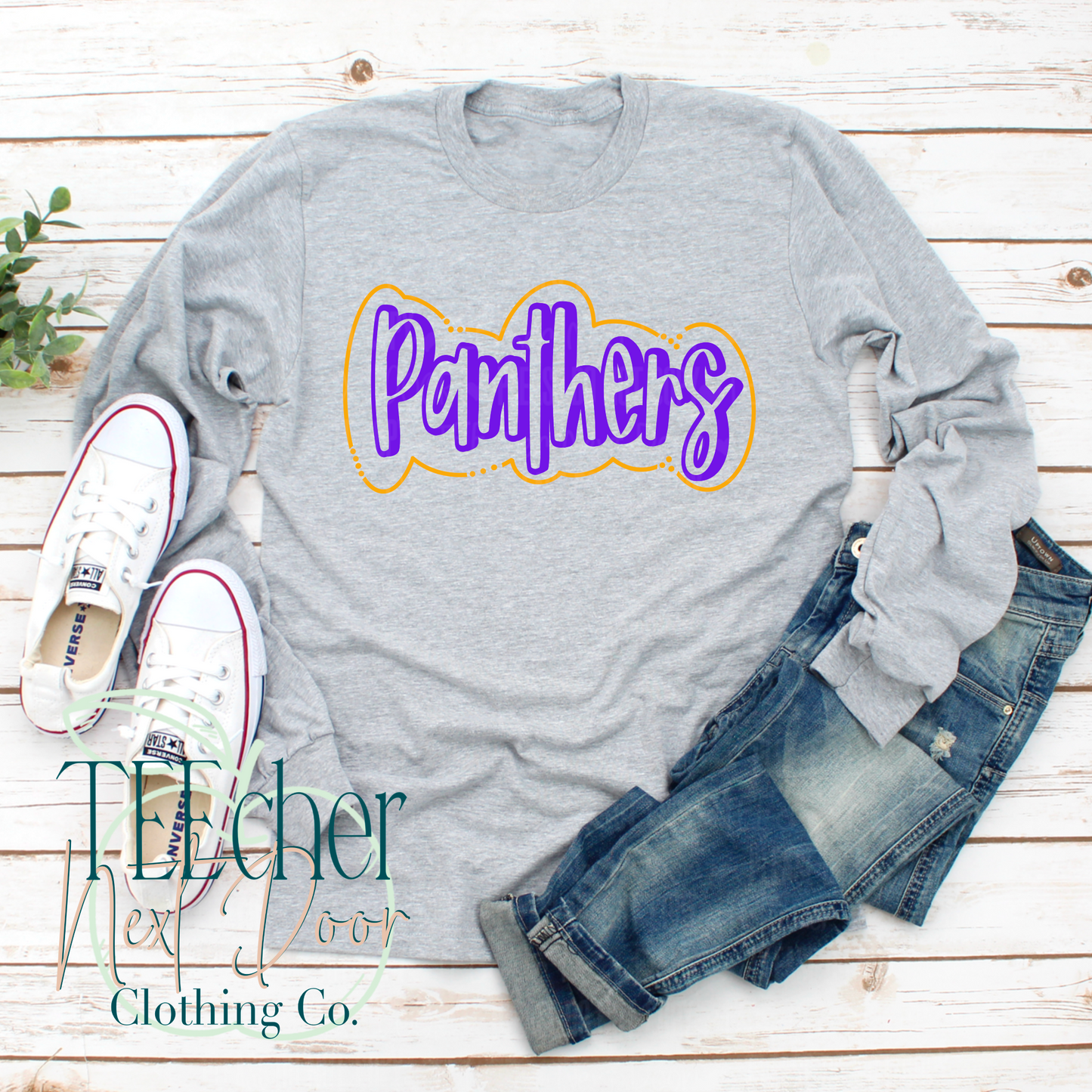 Panthers Doodle Outline