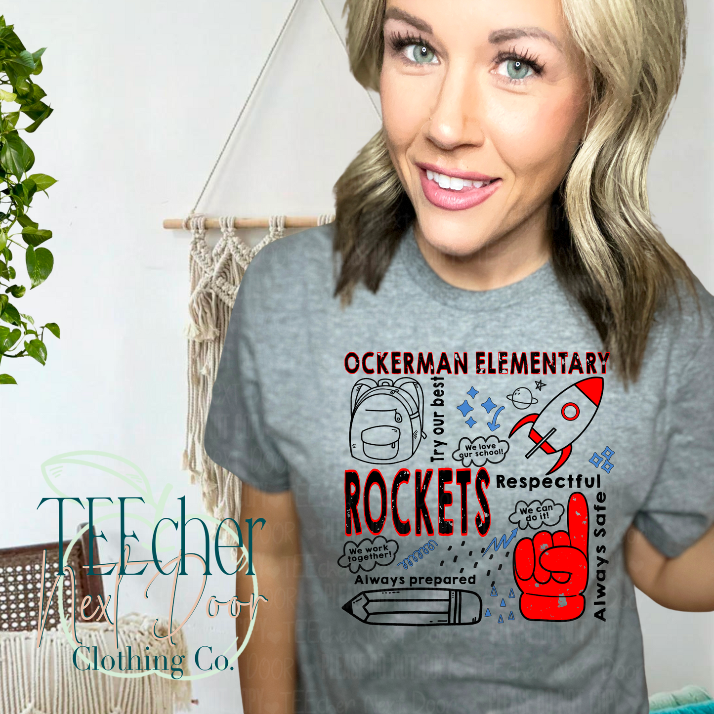Ockerman Elementary Mascot Collage
