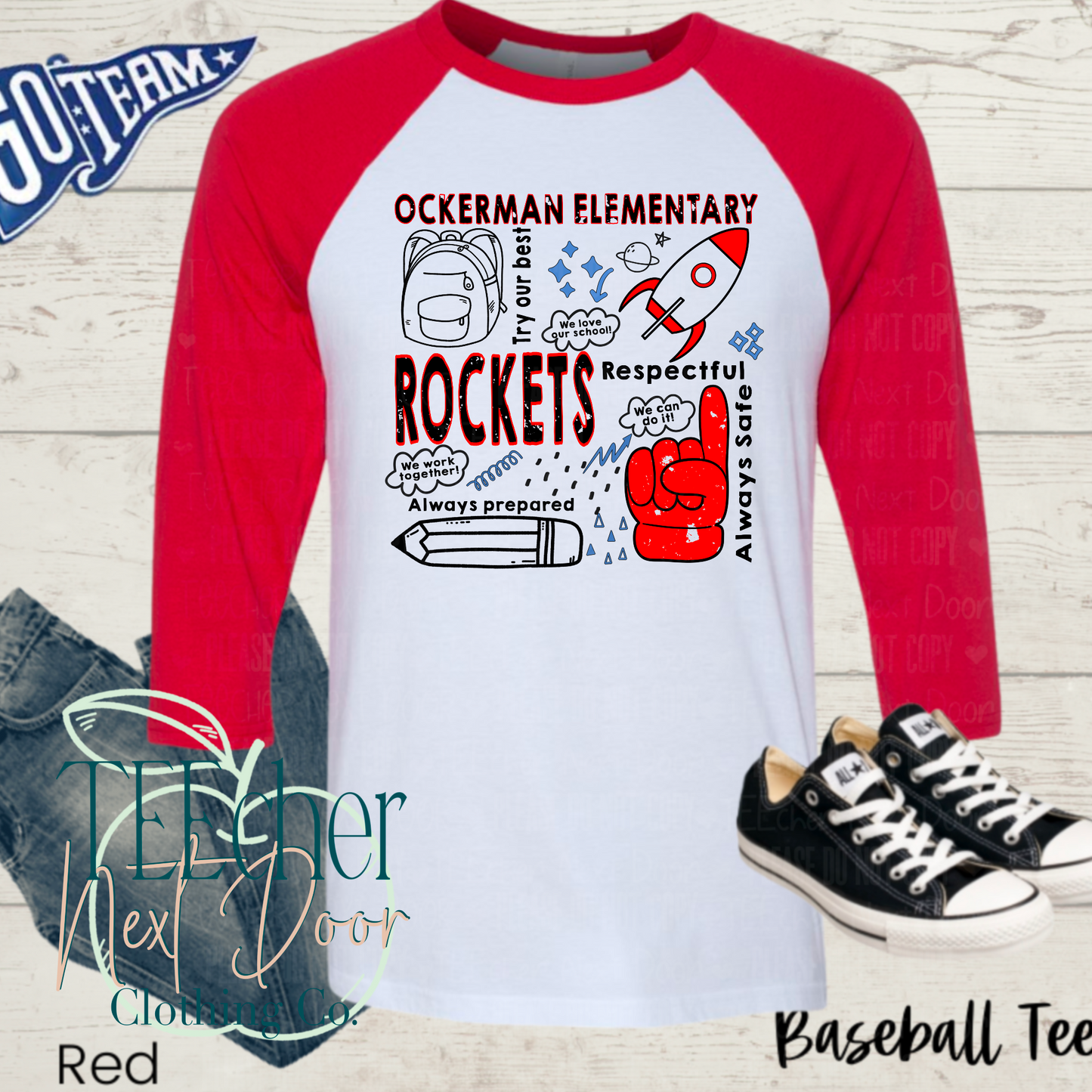Ockerman Elementary Mascot Collage