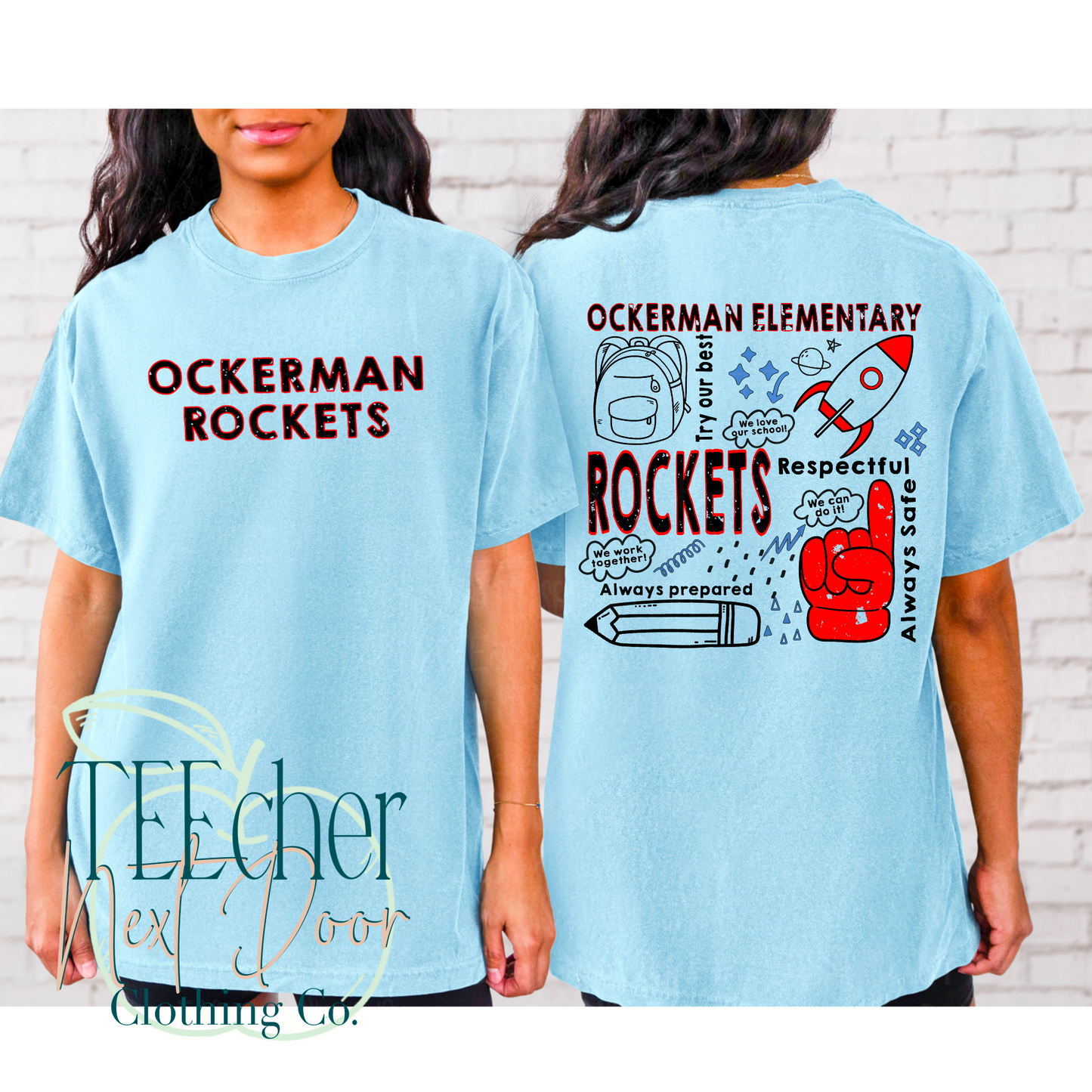 Ockerman Elementary Mascot Collage