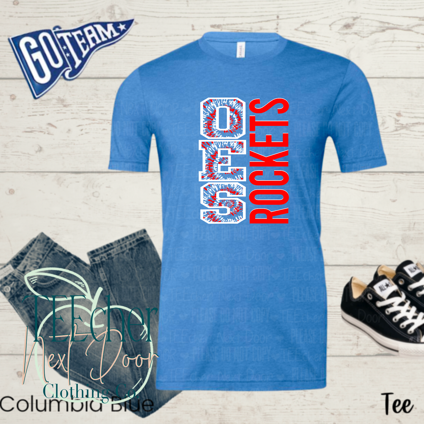 Ockerman Rockets Bold Tie Dye