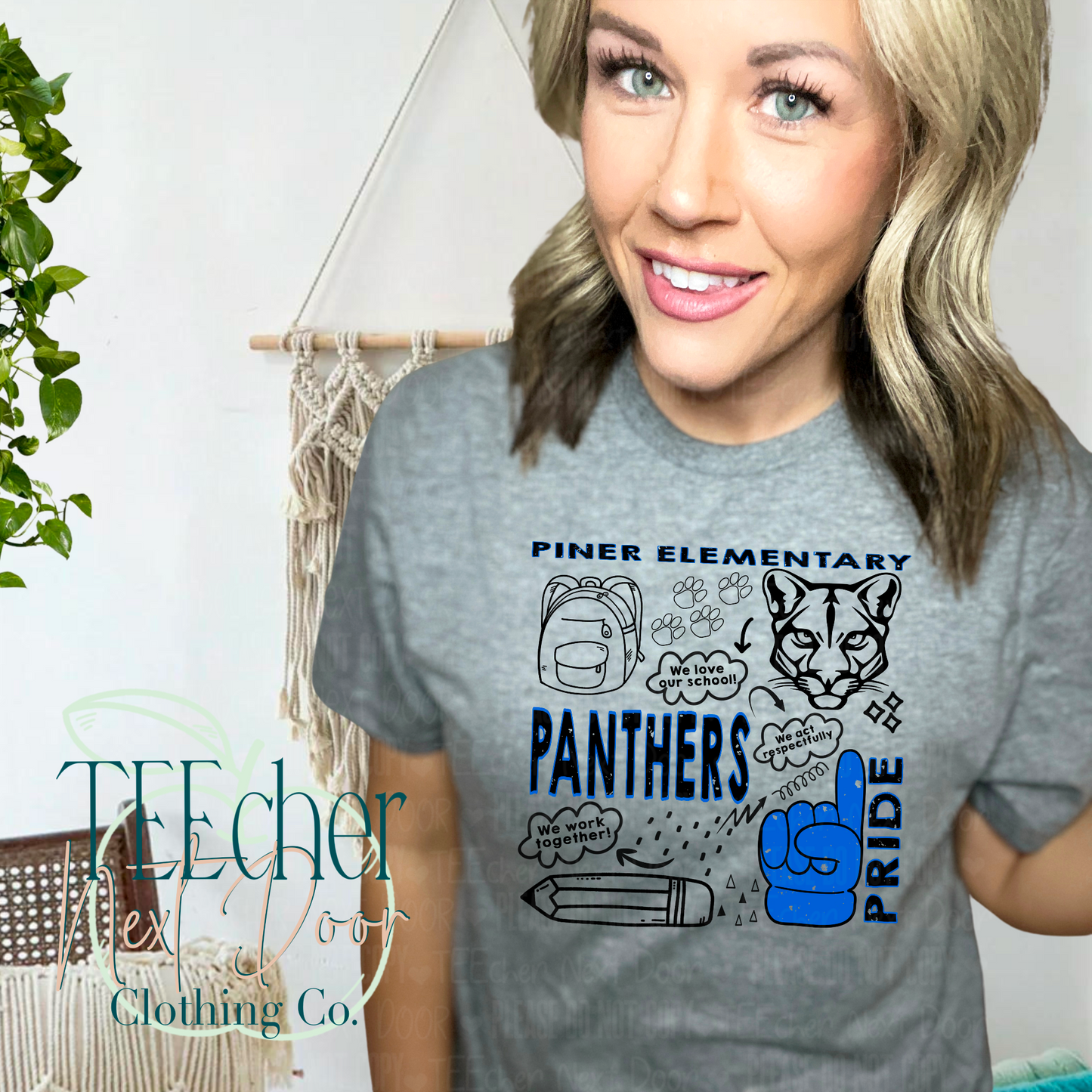 Piner Mascot Collage
