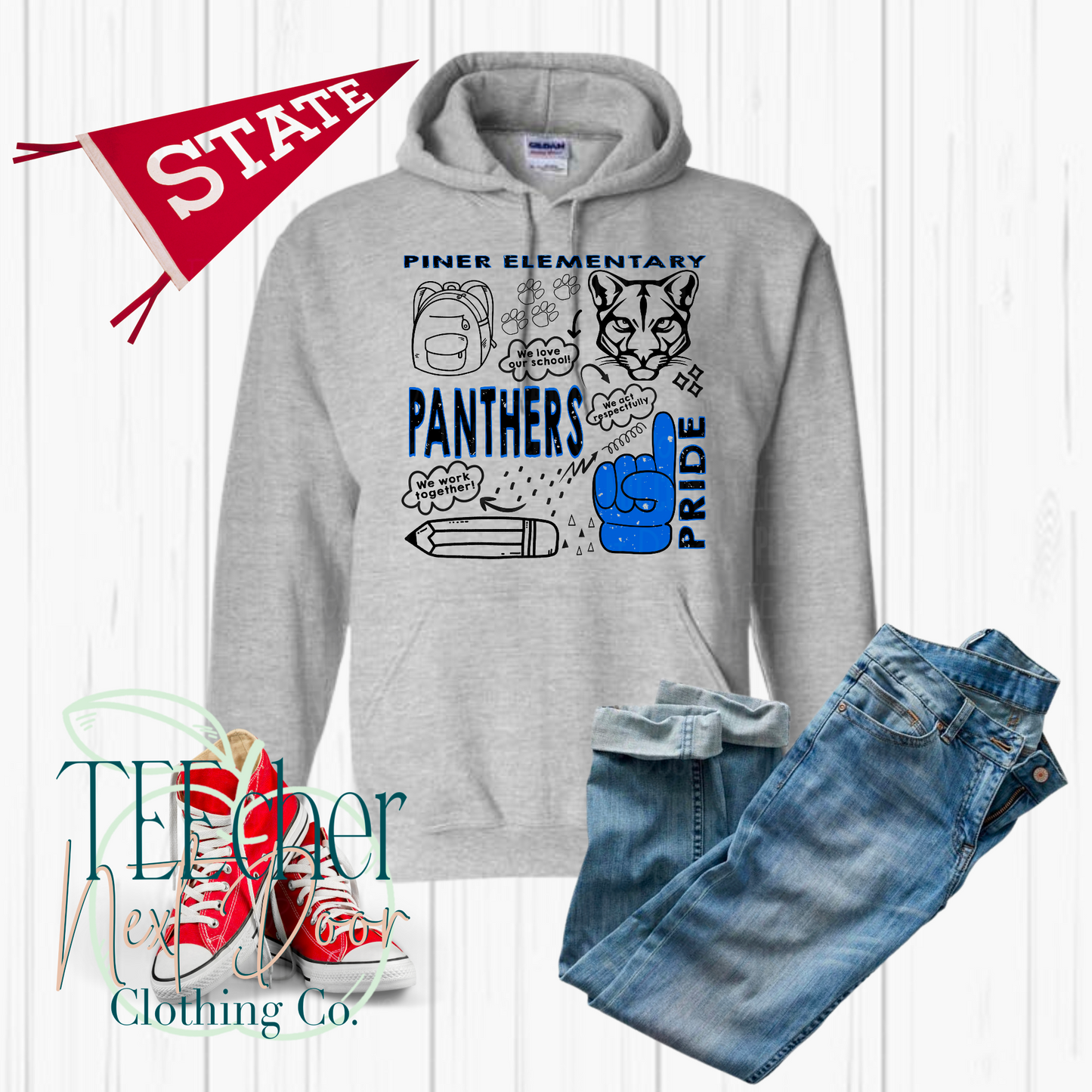 Piner Mascot Collage