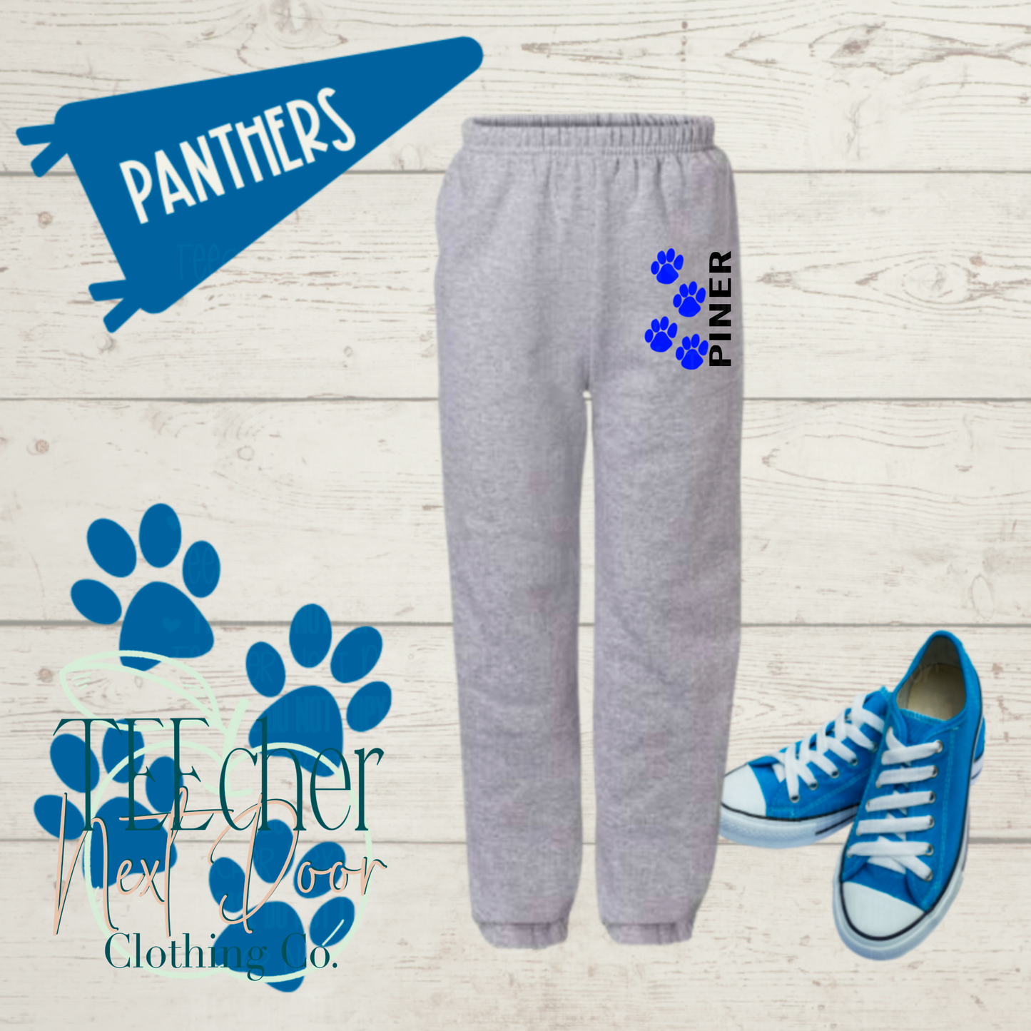 Piner Paw Print Sweatpants