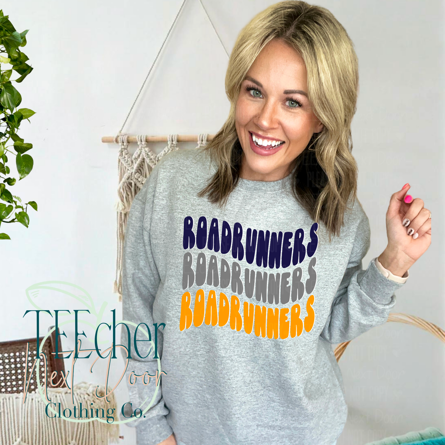 Roadrunners Retro Wavy