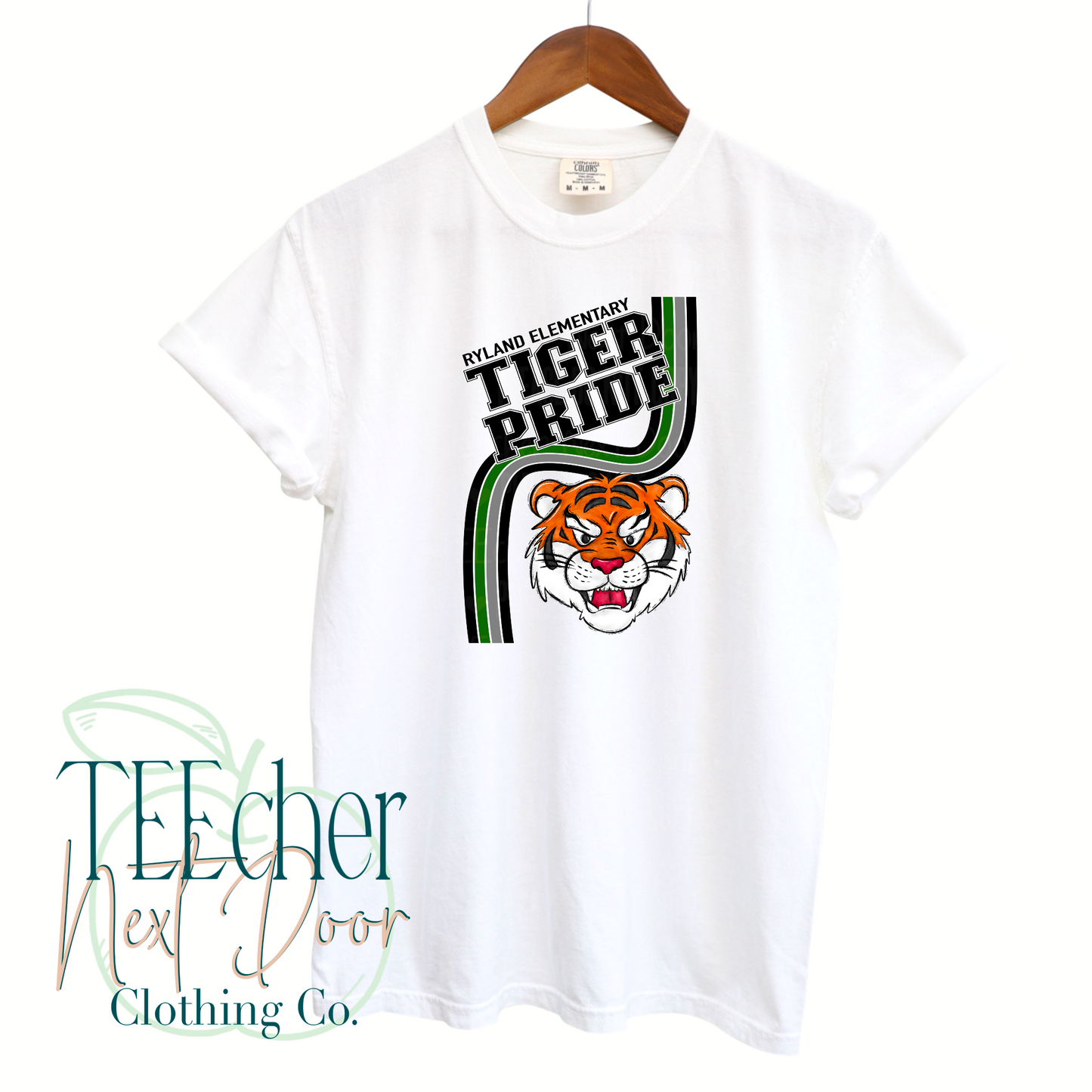 Ryland Retro Waves-White