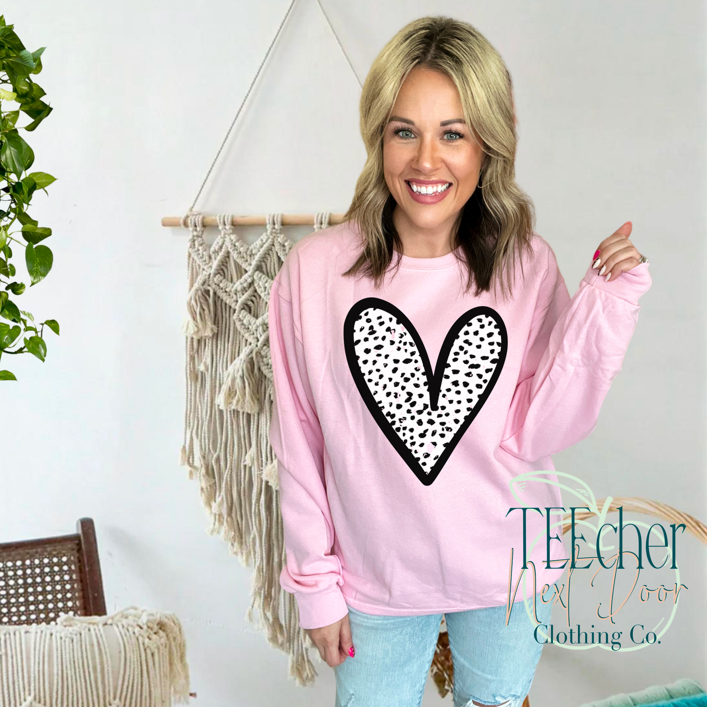 Spotted Love Crewneck