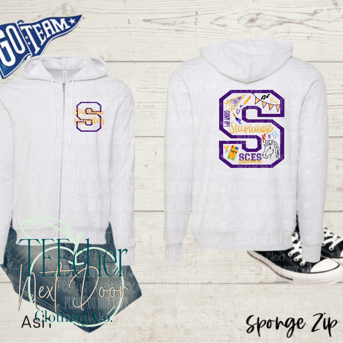Steeplechase Hand Drawn Varsity
