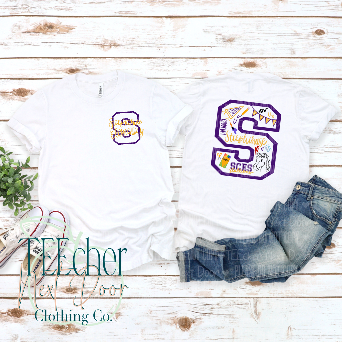 Steeplechase Hand Drawn Varsity