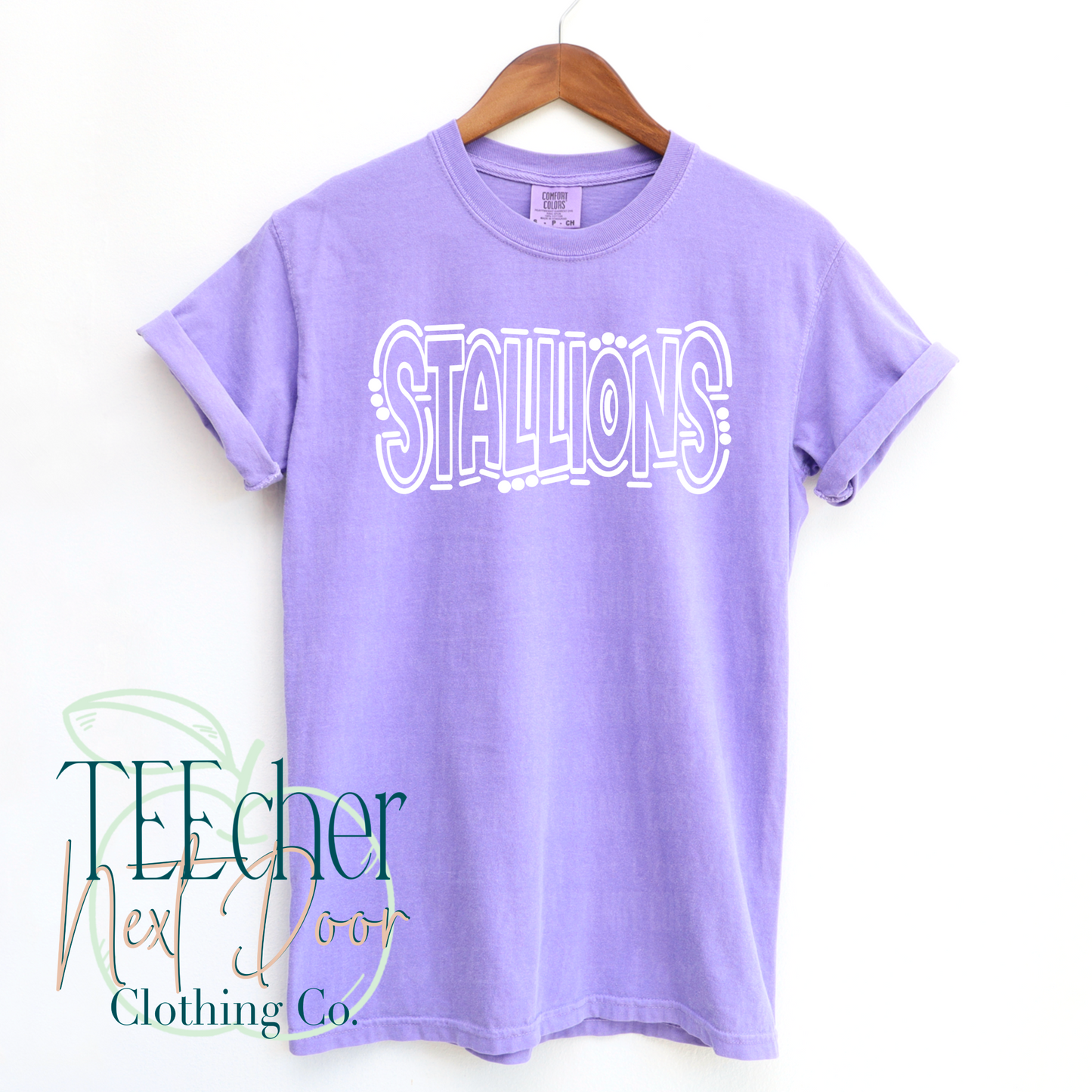 Stallions Graffiti Outline