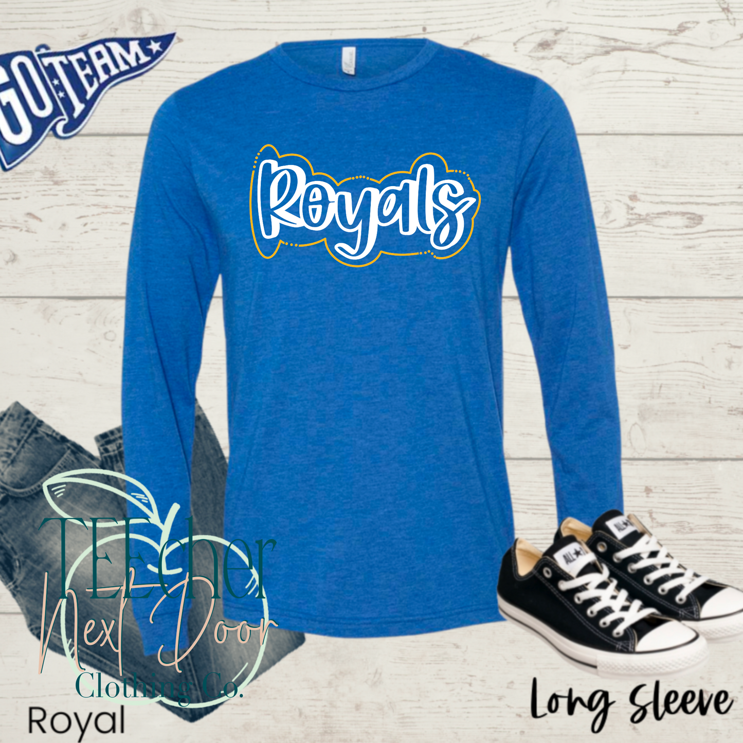Royals Doodle Outline