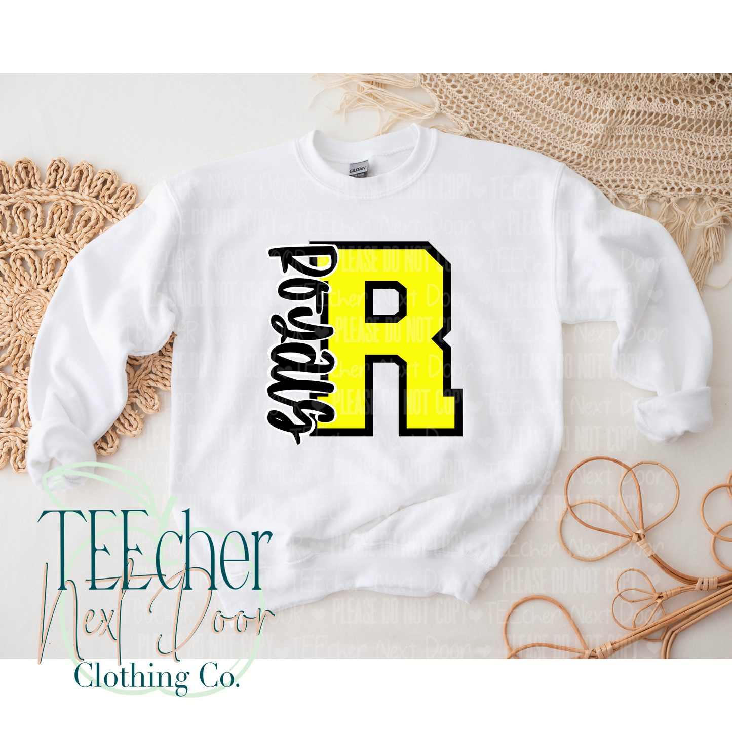 Royals Yellow Varsity Letter