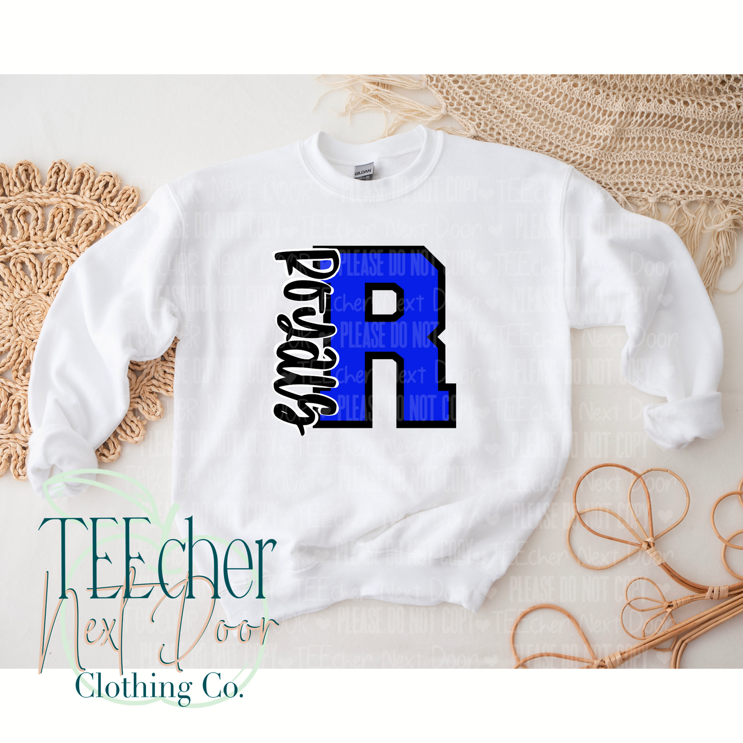 Royals Blue Varsity Letter