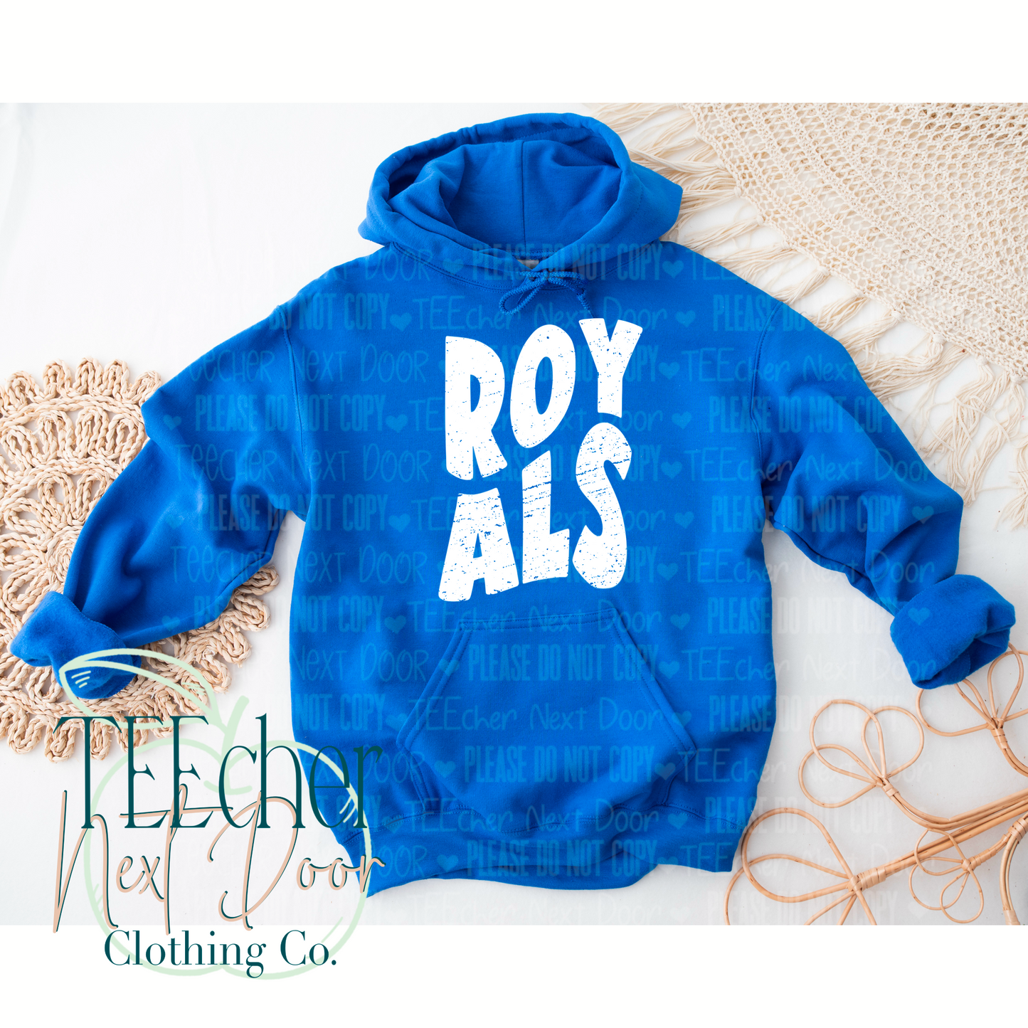 Royals Wavy Distressed