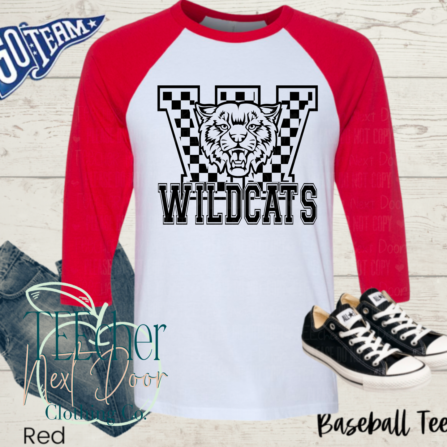 Wildcats Retro Varsity